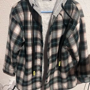 Plaid button up shirt